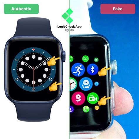 how to identify a fake apple watch